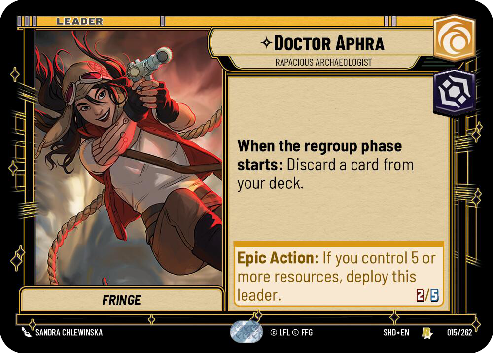 Doctor Aphra, Rapacious Archaeologist (SHD) Rare