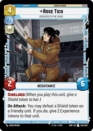 Rose Tico, Dedicated to the Cause (SHD) Uncommon