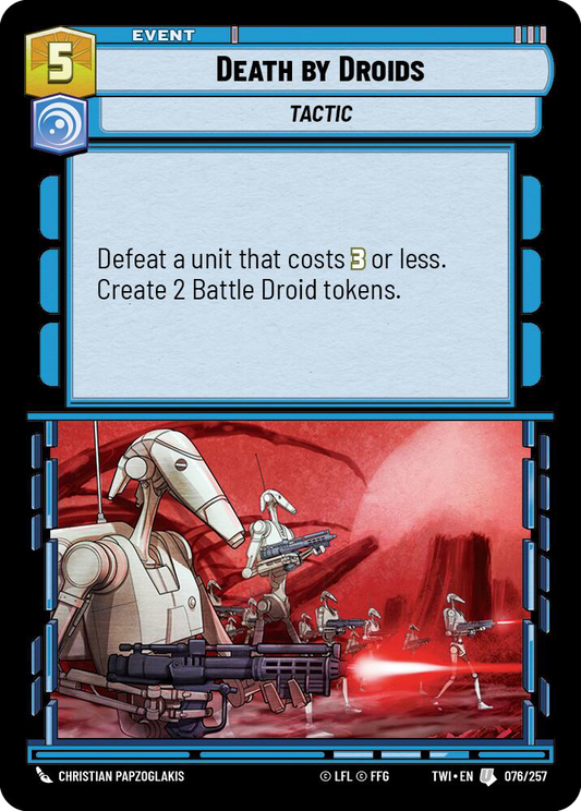 Death by Droids (TWI) Uncommon
