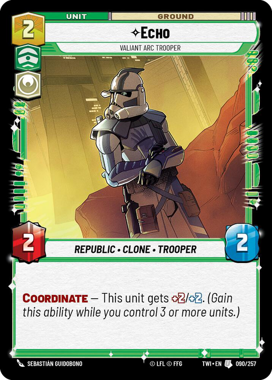 Echo, Valiant ARC Trooper (TWI) Uncommon