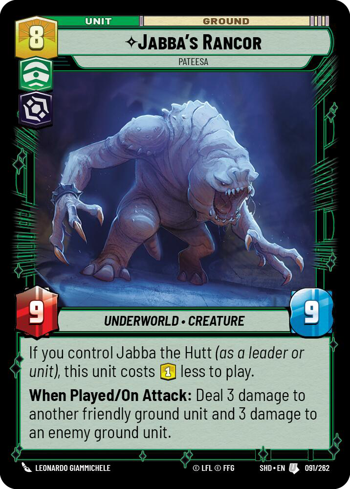 Jabba's Rancor, Pateesa (SHD) Uncommon