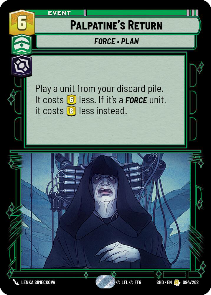 Palpatine's Return (SHD) Rare