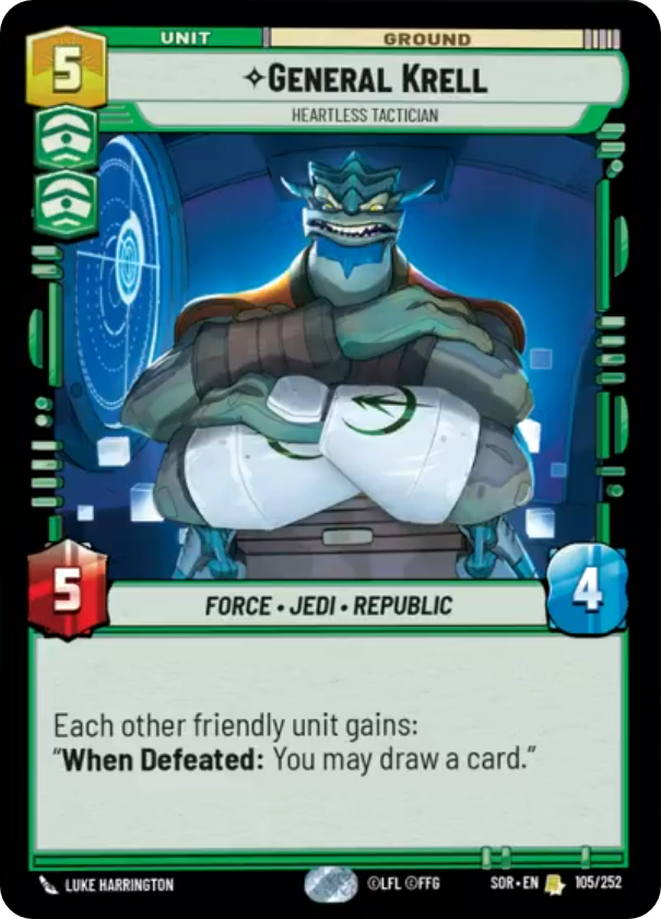 General Krell, Heartless Tactician (SOR) Rare