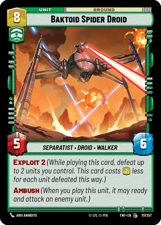 Baktoid Spider Droid (TWI) Common