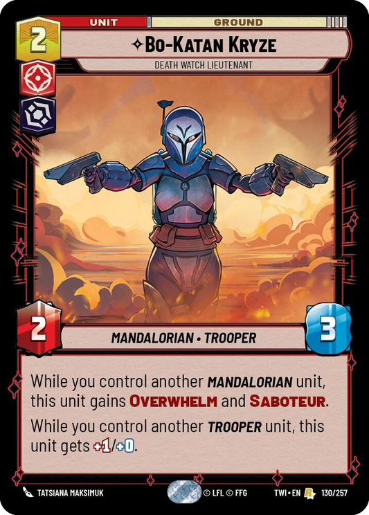 Bo-Katan Kryze, Death Watch Lieutenant (Rare)
