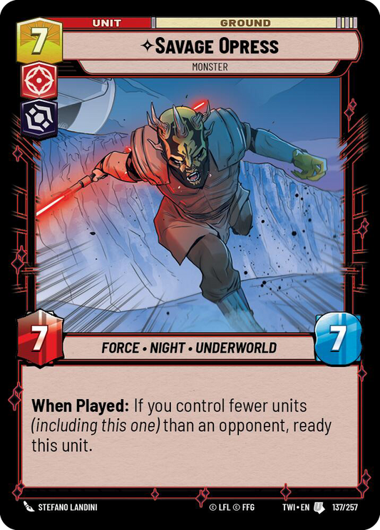 Savage Opress, Monster (TWI) Uncommon