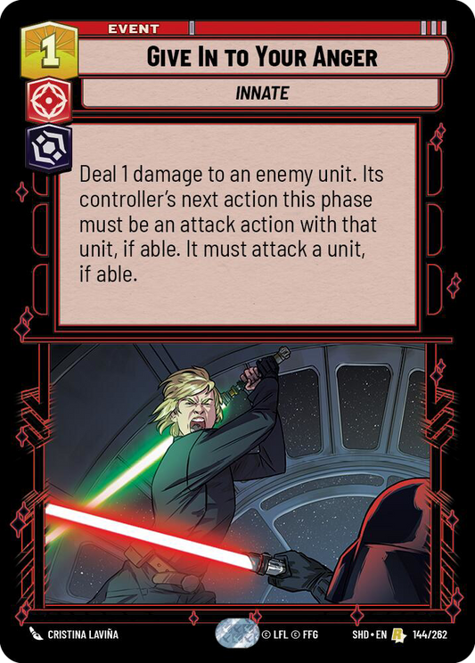 Give In to Your Anger (SHD) Rare