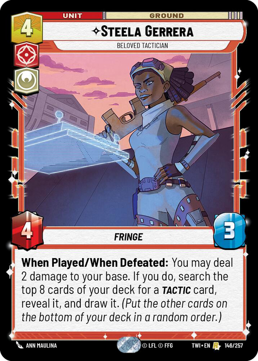 Steela Gerrera, Beloved Tactician (TWI) Rare
