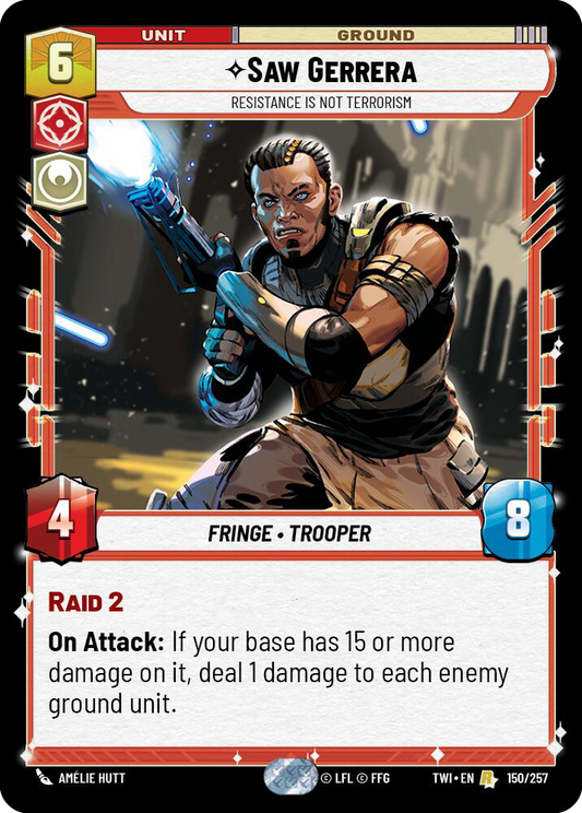Saw Gerrera, Resistance is not Terrorism (TWI) Rare