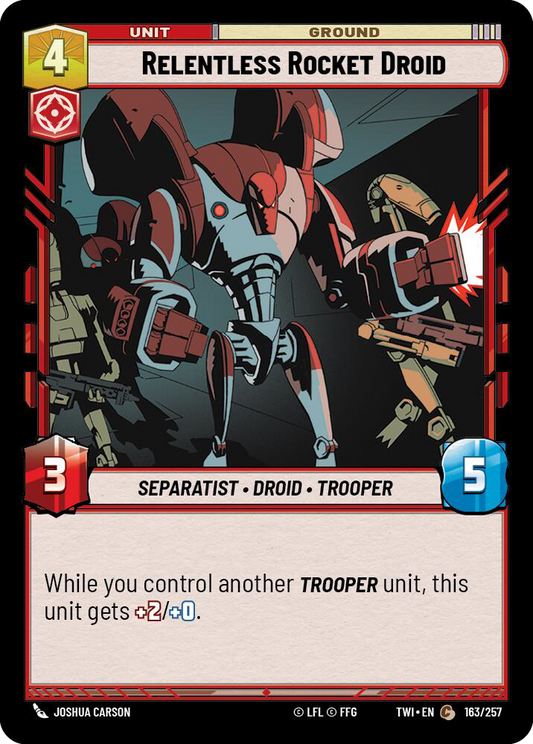 Relentless Rocket Droid (TWI) Common