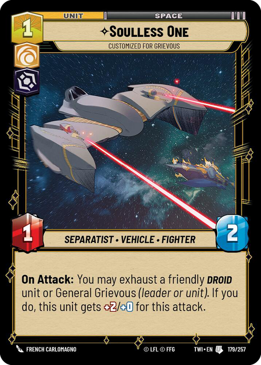 Soulless One, Customized For Grievous (TWI) Uncommon