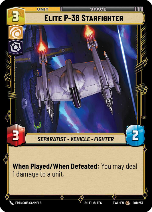 Elite P-38 Starfighter (TWI) Common