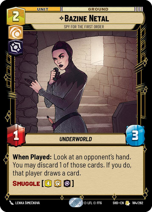 Bazine Netal, Spy for the First Order (SHD) Rare