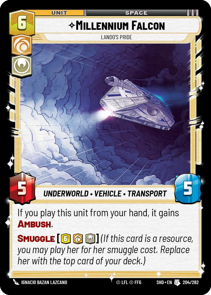 Millennium Falcon, Lando's Pride (SHD) Uncommon