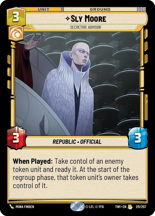 Sly Moore, Secretive Advisor (TWI) Rare