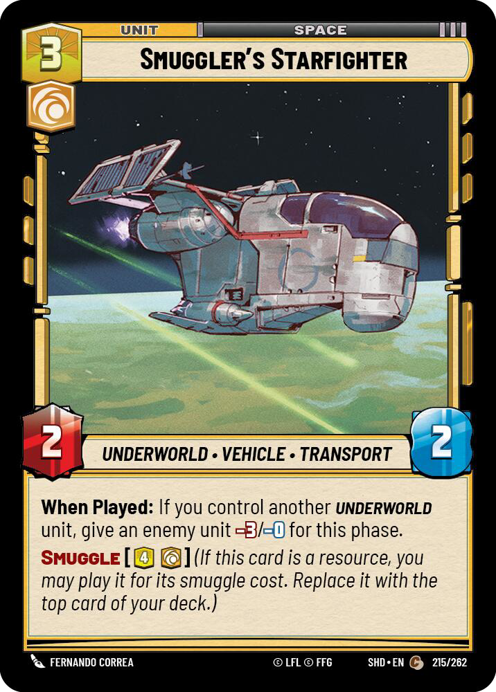 Smuggler's Starfighter, (SHD) Common