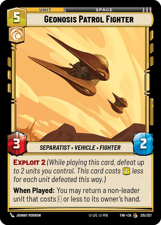 Geonosis Patrol Fighter (TWI) Common