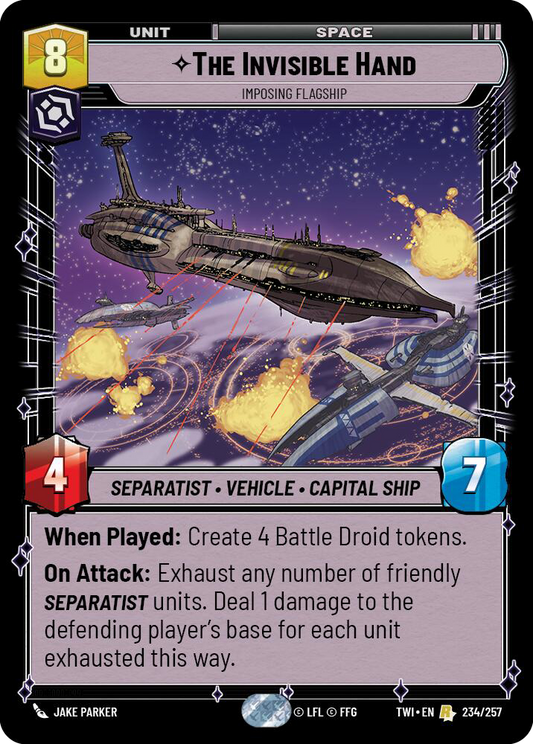 The Invisible Hand, Imposing Flagship (TWI) Rare