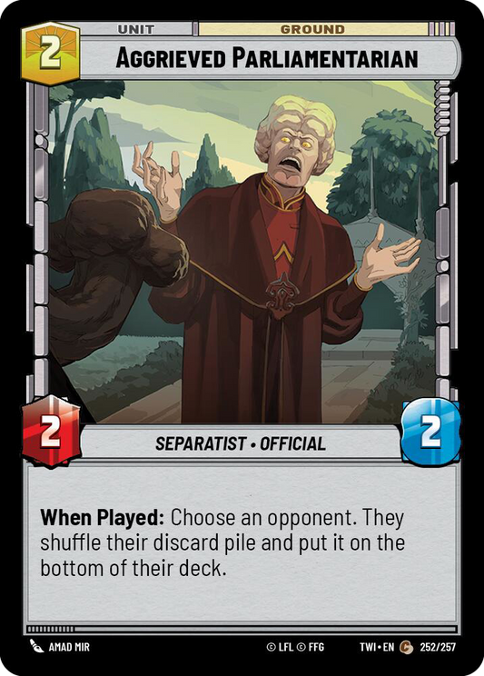 Aggrieved Parliamentarian (TWI) Common