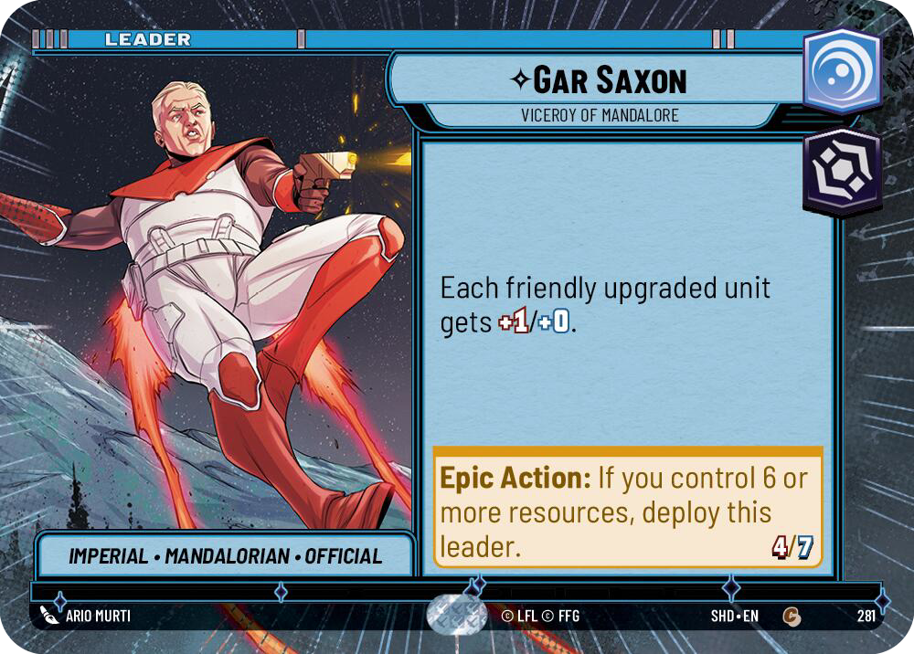 Gar Saxon, Viceroy of Mandalore (SHD) Common