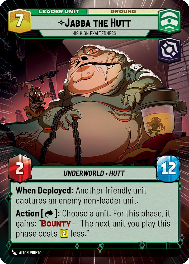 Jabba the Hutt, His High Exaltedness (SHD) Rare