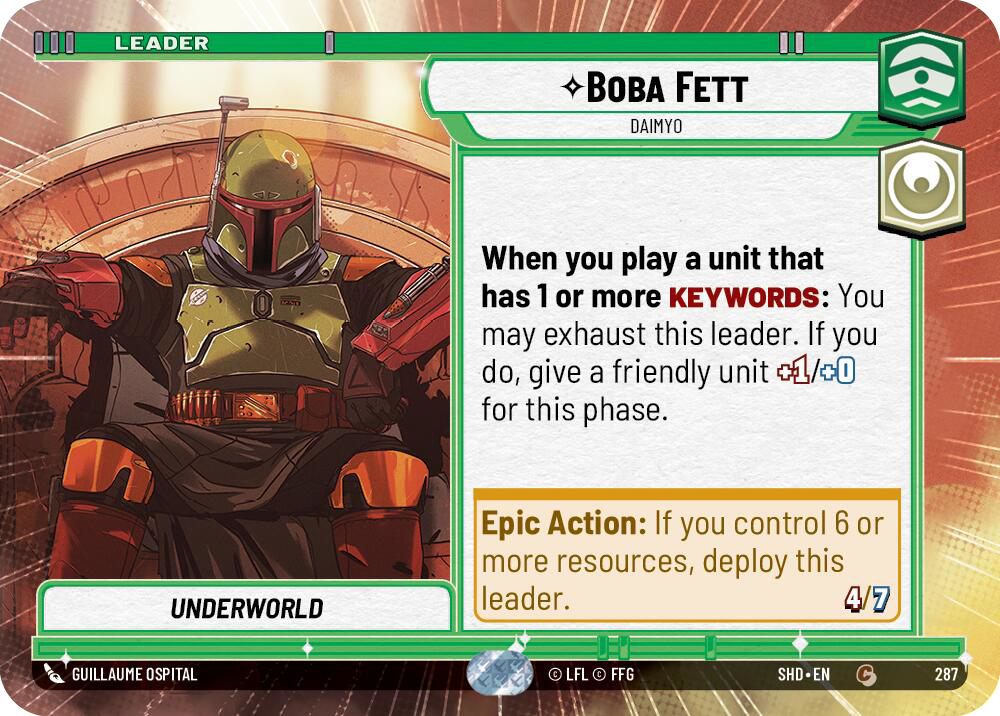 Boba Fett, Daimyo (SHD) Common