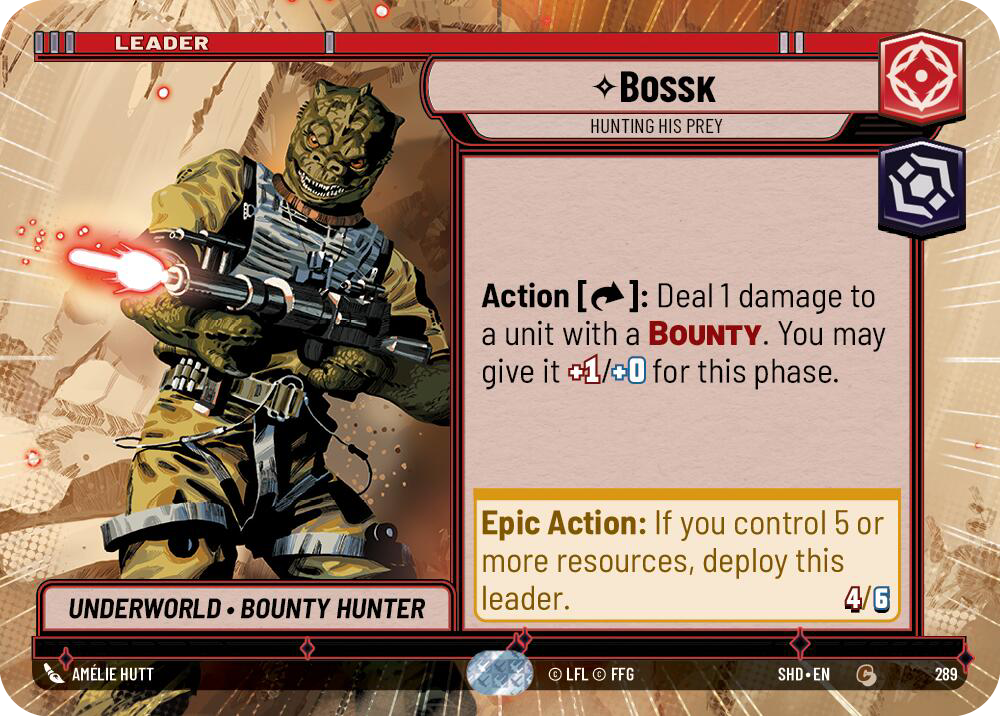 Bossk, Hunting His Prey (SHD) Common