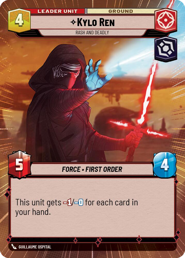 Kylo Ren, Rash and Deadly (SHD) Rare