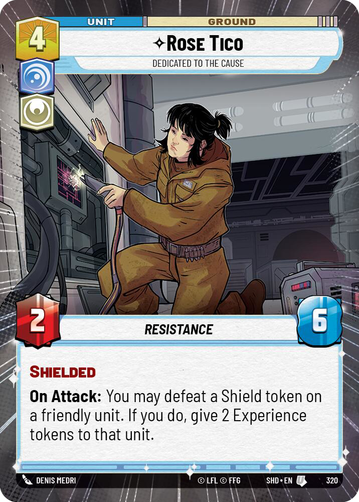 Rose Tico, Dedicated to the Cause (SHD) Uncommon