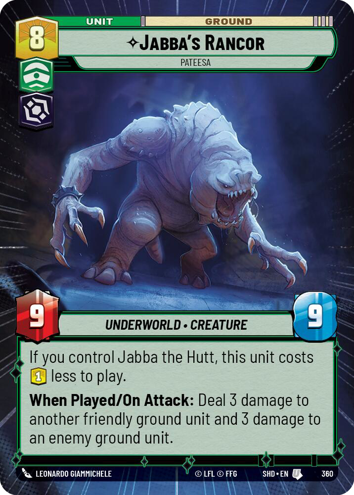 Jabba's Rancor, Pateesa (SHD) Uncommon