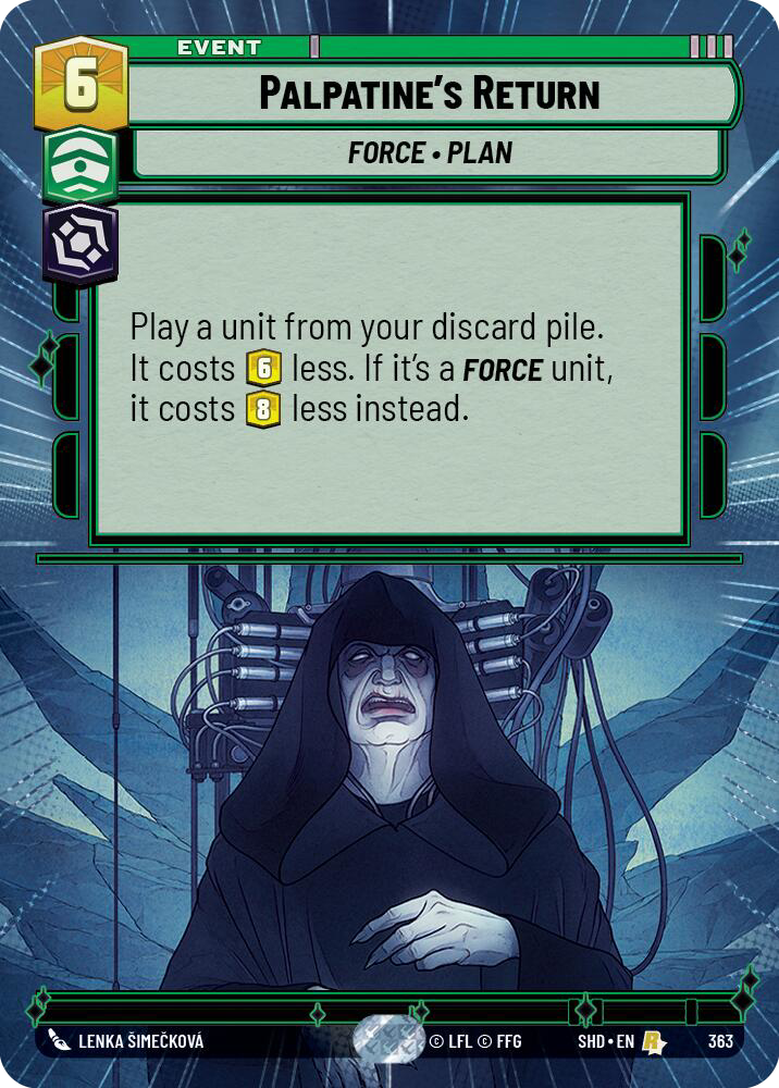 Palpatine's Return (SHD) Rare