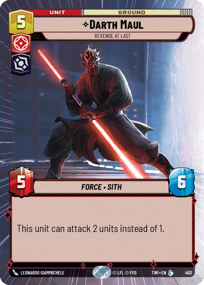 Darth Maul, Revenge At Last (TWI) Legendary