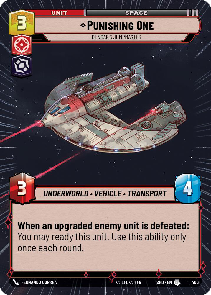 Punishing One, Dengar's Jumpmaster (SHD) Uncommon