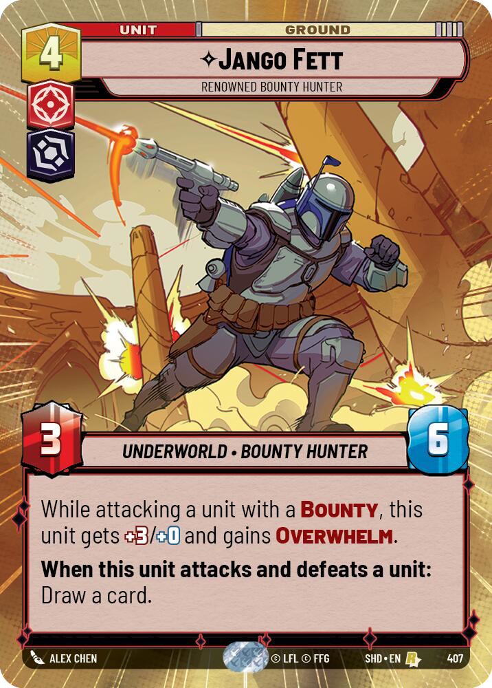 Jango Fett, Renowned Bounty Hunter (SHD) Rare