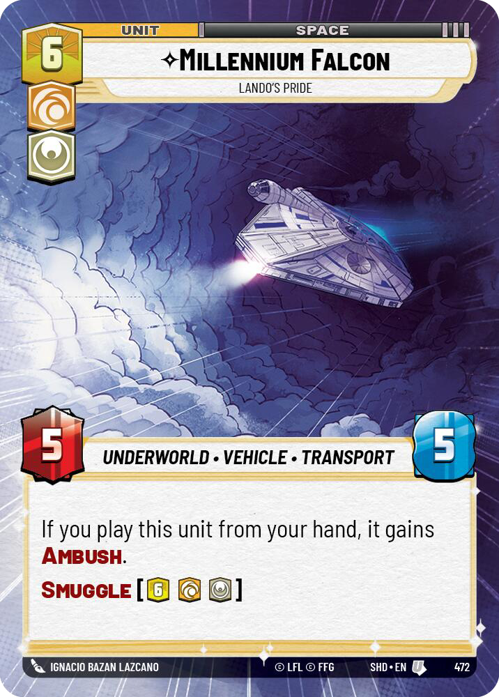 Millennium Falcon, Lando's Pride (SHD) Uncommon