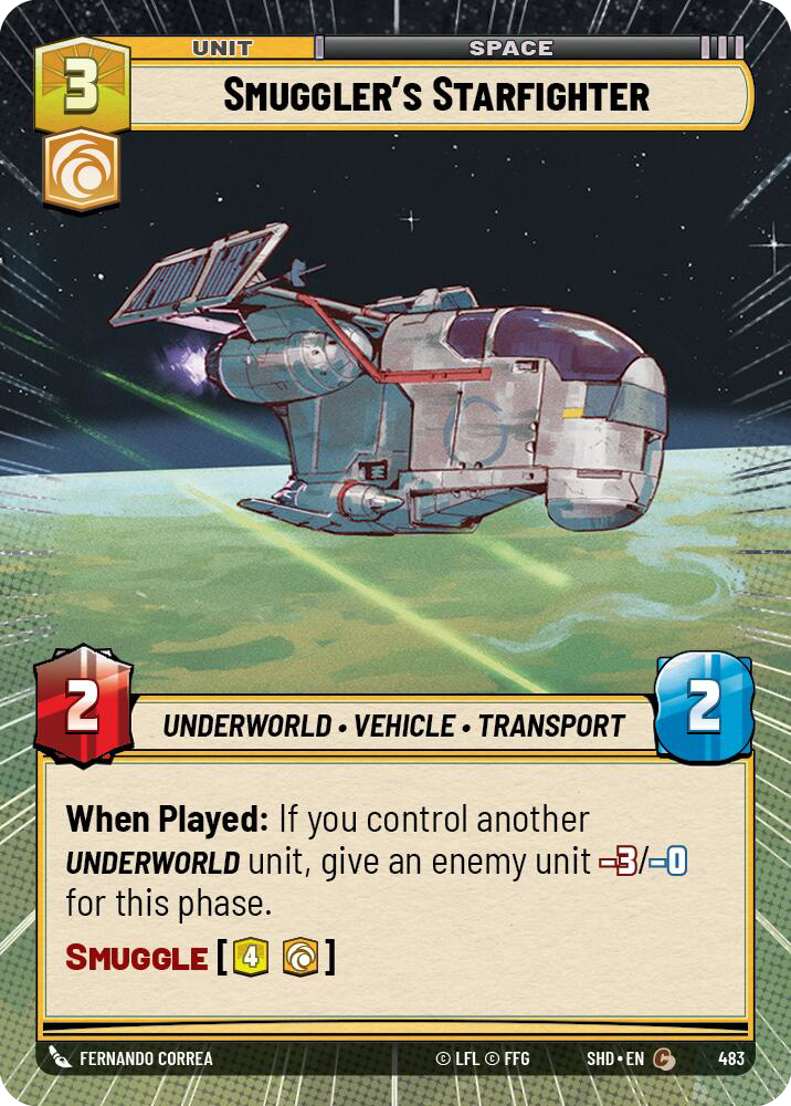 Smuggler's Starfighter, (SHD) Common