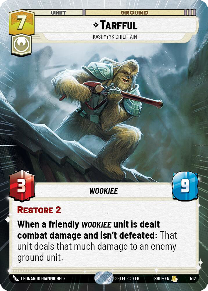 Tarfful, Kashyyyk Chieftain (SHD) Rare