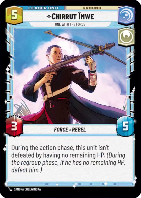 Chirrut Îmwe, One With The Force (SOR) Rare
