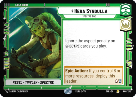 Hera Syndulla, Spectre Two (SOR) Rare
