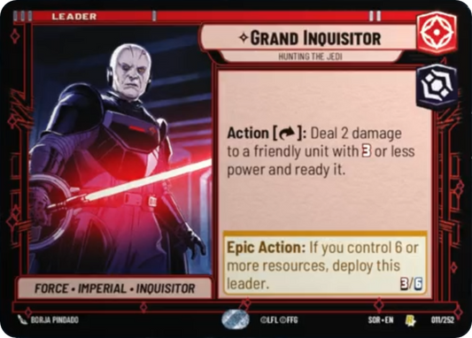 Grand Inquisitor, Hunting the Jedi (SOR) Rare