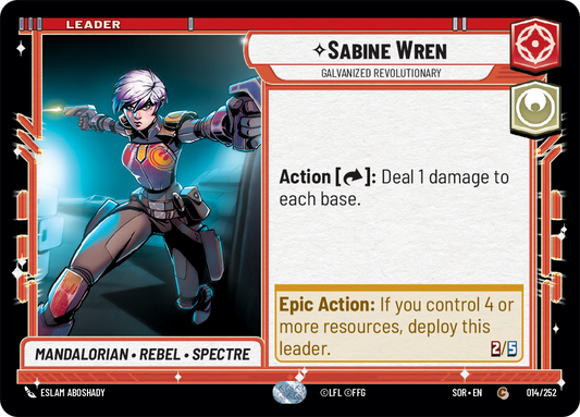 Sabine Wren, Galvanized Revolutionary (SOR) Common