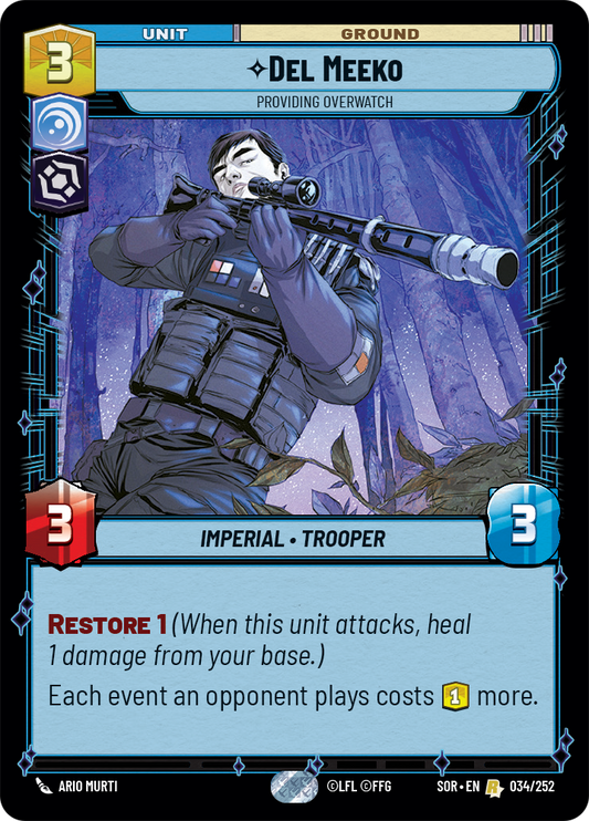 Del Meeko, Providing Overwatch (SOR) Rare