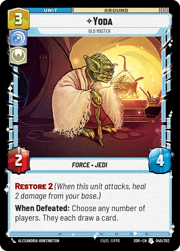 Yoda, Old Master (SOR) Uncommon