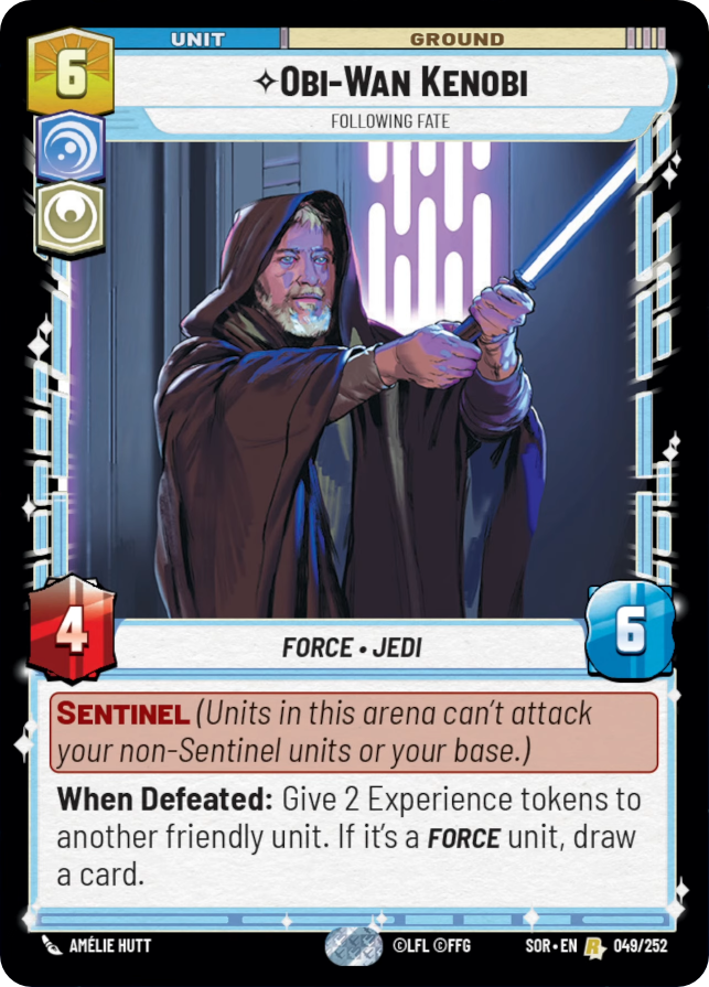 Obi-Wan Kenobi, Following Fate (SOR) Rare