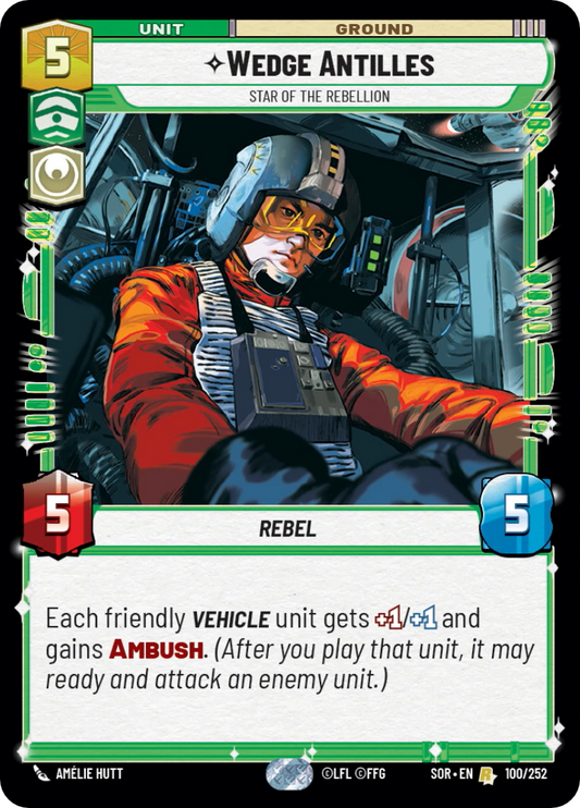 Wedge Antilles, Star of the Rebellion (SOR) Rare