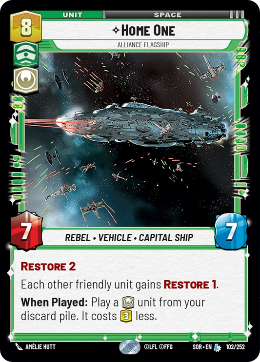 Home One, Alliance Flagship (SOR) Legendary