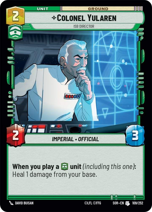 Colonel Yularen, ISB Director (SOR) Uncommon