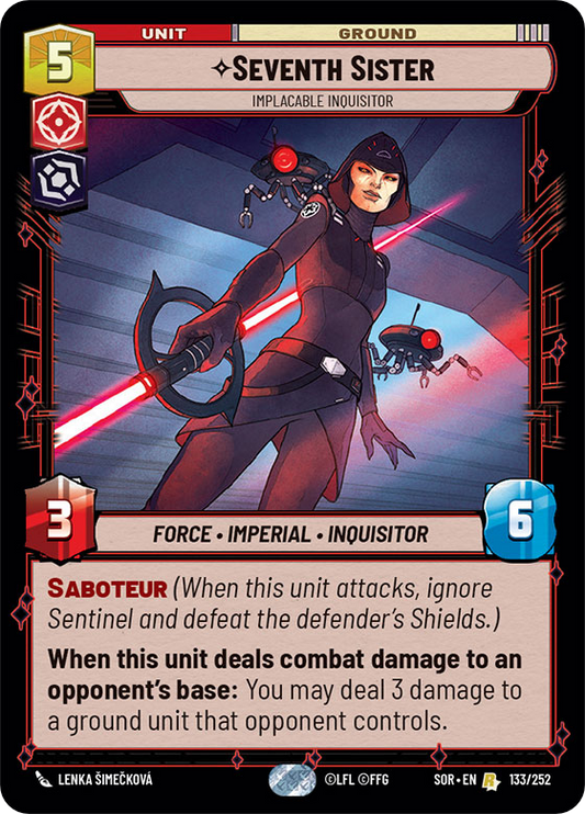 Seventh Sister, Implacable Inquisitor (SOR) Rare