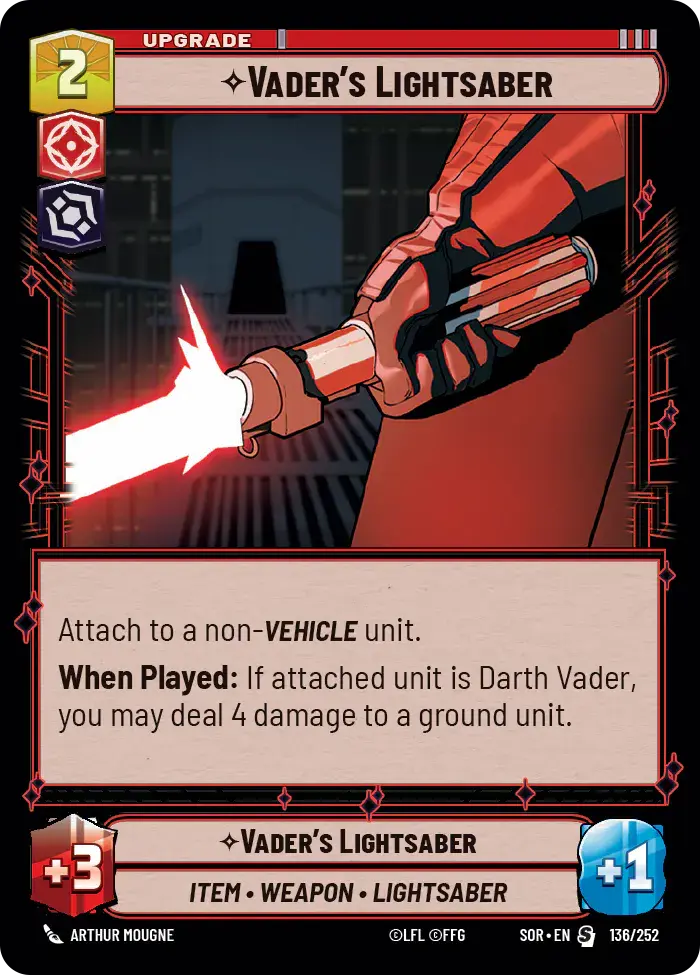 Vader's Lightsaber (SOR) Starter
