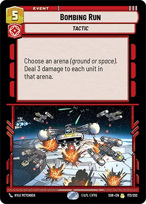 Bombing Run (SOR) Rare